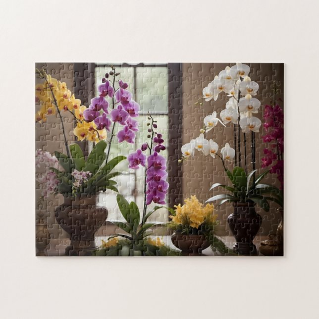 Puzzle Colorida y hermosa colección de flores (Horizontal)