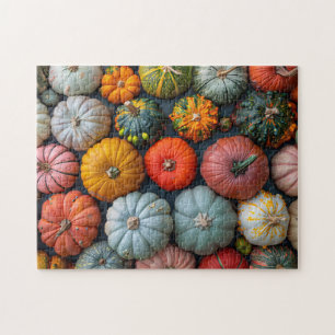 Puzzle Coloridas calabazas, garras y cenizas