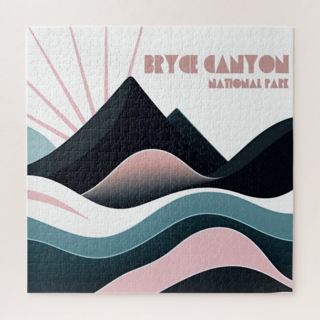 Puzzle Coloridas colinas del Parque Nacional del Cañón de (Vertical)