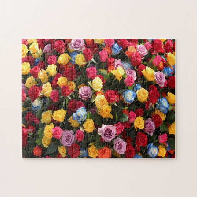 Puzzle coloridas flores (Horizontal)