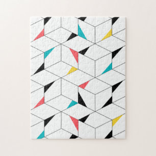 Puzzle Coloridas, modernas, alegres y de moda, cubos aleg