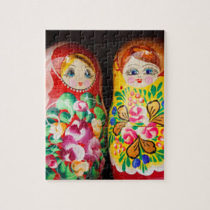 Puzzle Coloridas muñecas Matryoshka