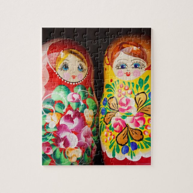 Puzzle Coloridas muñecas Matryoshka (Vertical)