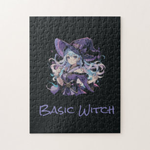 Puzzle Colorido/anime/bruja/Halloween