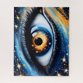 Puzzle Colorido arte ocular cósmico