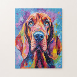 Puzzle Colorido Bloodhound