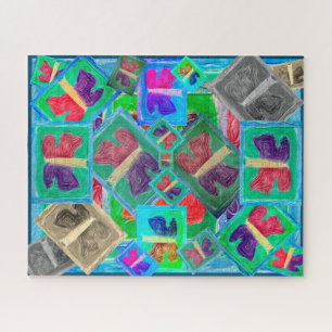 Puzzle Colorido Desafío de la Mariposa  