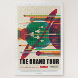 Puzzle Colorido espacio Vintage Grand Tour Travel