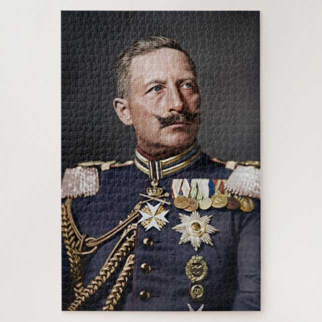 Puzzle Colorido Kaiser Wilhelm II 1908 (Vertical)