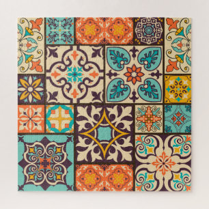 Puzzle Colorido mosaico de motivos islámicos