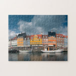 Puzzle Colorido Nyhavn Waterfront Copenhagen Dinamarca<br><div class="desc">Este impresionante rompecabezas temático de la ciudad cuenta con la hermosa orilla del canal de Nyhavn en Dinamarca. #nyhavn #jigsawpuzzle</div>
