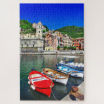 Puzzle Coloridos barcos de pesca Cinque Terre Italia Viaj<br><div class="desc">Este hermoso rompecabezas temático sobre viajes presenta un colorido e histórico pueblo pesquero en Cinque Terre,  Italia #italy #italian #italianriviera #cinqueterre #jigsaw #jigsawpuzzle #puzzle</div>
