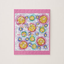 Coloridos círculos y burbujas, te casarás conmigo