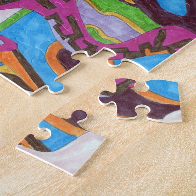 Puzzle "Colorscape" Resumen de arte (Lado)