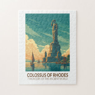 Puzzle Coloso de Rodas Siete Maravillas del Mundo Arte