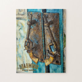 Puzzle Colt 45 Manillas de puerta de pistol en Saloon en 