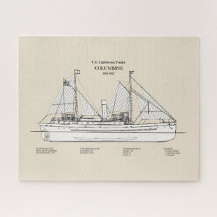 Puzzle Columbina de la oferta del faro USCG - SBD