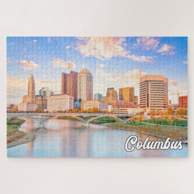 Puzzle Columbus, Ohio, Estados Unidos (Horizontal)