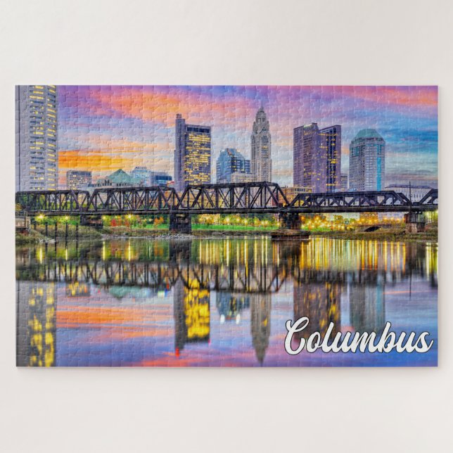 Puzzle Columbus, Ohio, Estados Unidos (Horizontal)