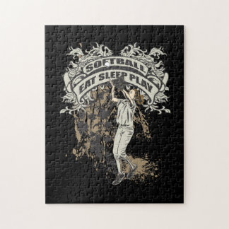 Puzzle Coma, duerma, juegue al softball