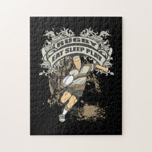 Puzzle Coma, duerma rugbi del juego