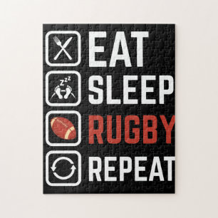 Puzzle Coma el regalo deportivo de repetición de Rugby Sl