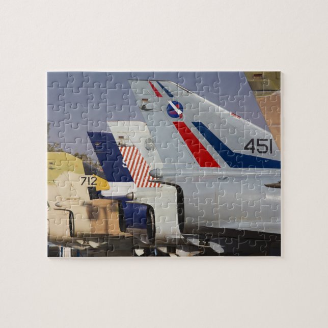 Puzzle Combatiente Kfir de construcción israelí (Horizontal)