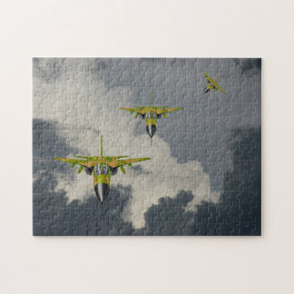PUZZLE COMBATIENTES F111 EN SU CARA