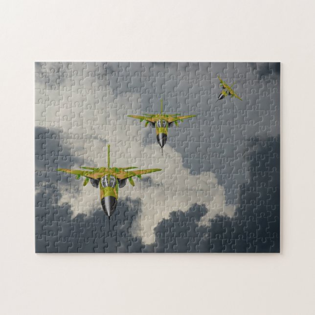 PUZZLE COMBATIENTES F111 EN SU CARA (Horizontal)