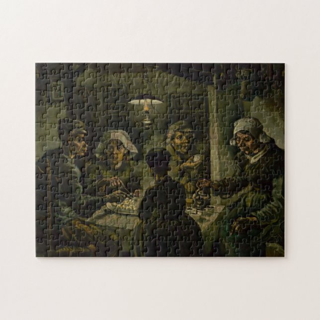 Puzzle Comedores de papas por Vincent Van Gogh (Horizontal)