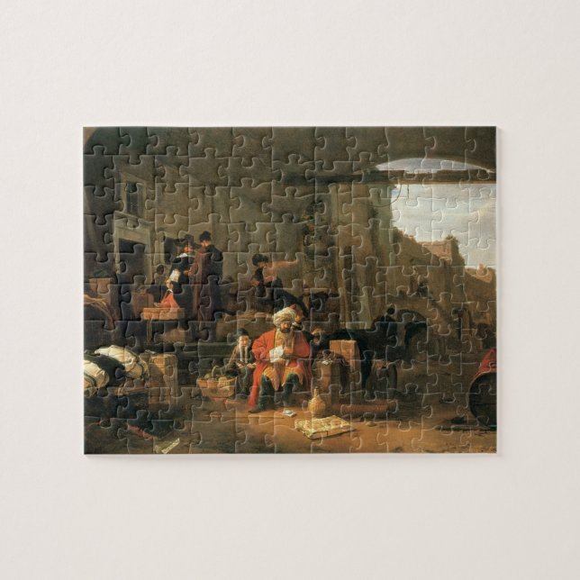 Puzzle Comerciantes de Holanda y del comercio de Oriente (Horizontal)