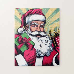 Puzzle Comic book Santa/Navidades