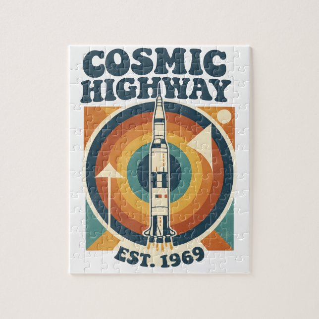 Puzzle Comic Highway – Divertido Arte Pop para Fans de lo (Vertical)