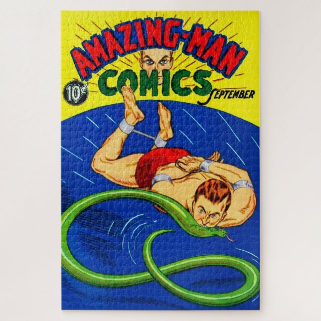 Puzzle Cómics No. 5 de Amazing-Man (Vertical)