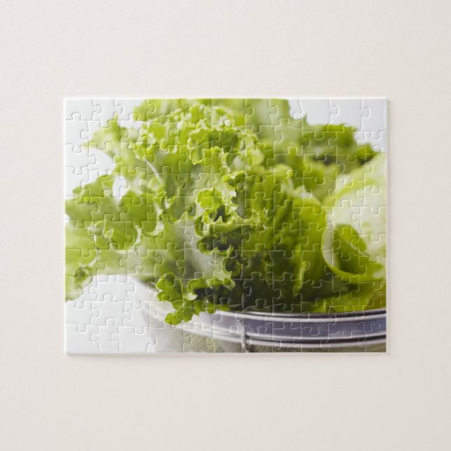 Puzzle Comida, Comida Y Bebida, Verduras, Lechuga, (Horizontal)
