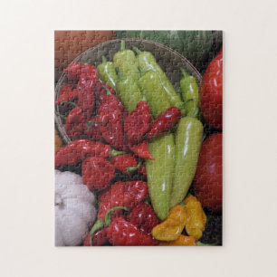 Puzzle Comida de hormigón de pimiento de chile