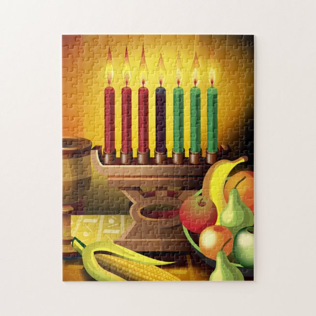 Puzzle Comida de Kwanzaa (Vertical)