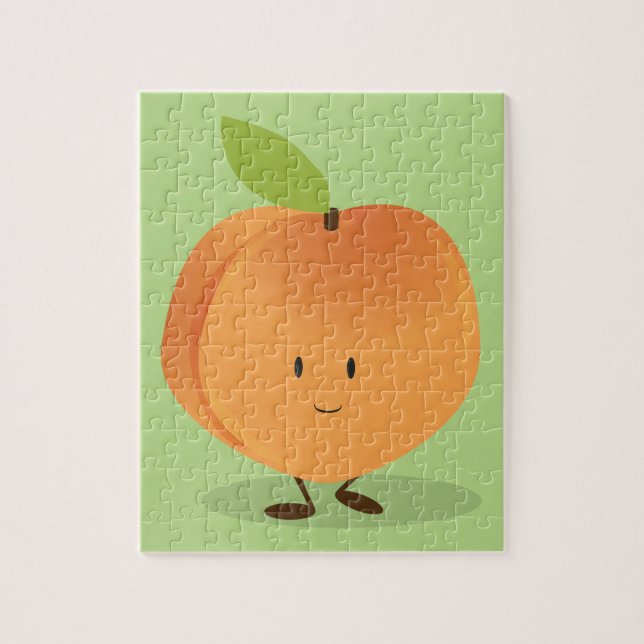 Puzzle Comida divertida de personaje de dibujos animados  (Vertical)