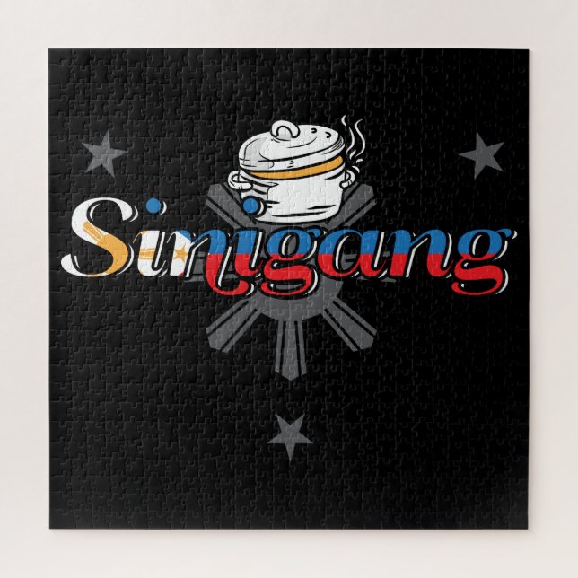 Puzzle Comida filipina de Filipinas en Singapur (Vertical)