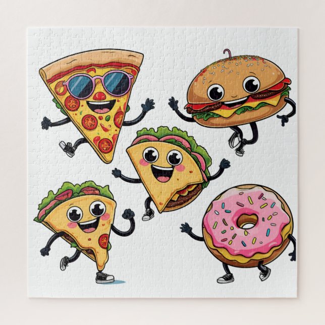 Puzzle comida viva atractiva (Vertical)