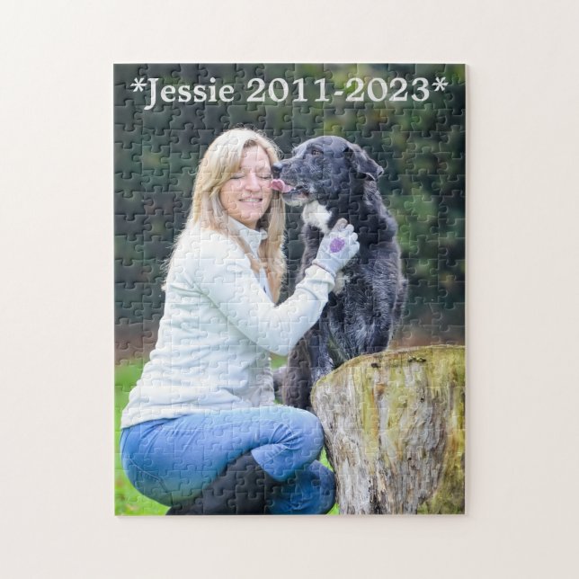 Puzzle Commemorative Photo Pet (Vertical)
