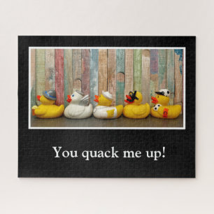 Puzzle Cómnito Pun Clever Quack Rubber Duckie Duck Bird