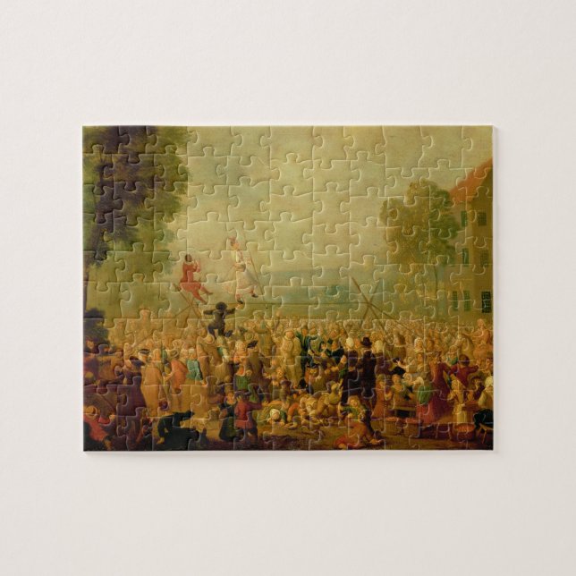 Puzzle Compañía de actores que se realizan en una cuerda (Horizontal)