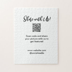 Puzzle Comparte tu análisis de imagen código QR añadir co