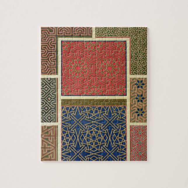 Puzzle Compartimientos y fronteras de madera, del 'arte (Vertical)