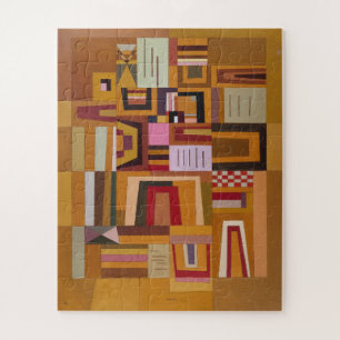 Puzzle Compensación, Arte Geométrico Inspirado en Kandins
