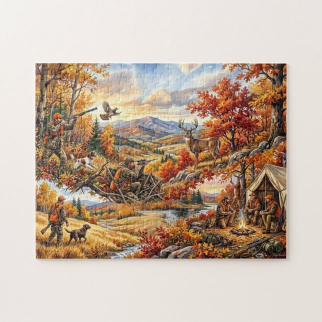 Puzzle Compilación de Caza de Otoño (Horizontal)