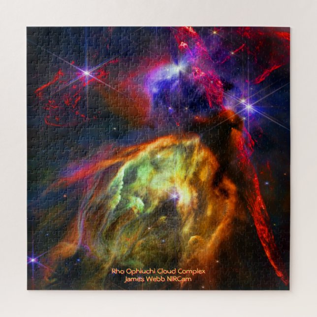 Puzzle Complejo Rho Ophiuchi Cloud - James Webb NIRCam (Vertical)