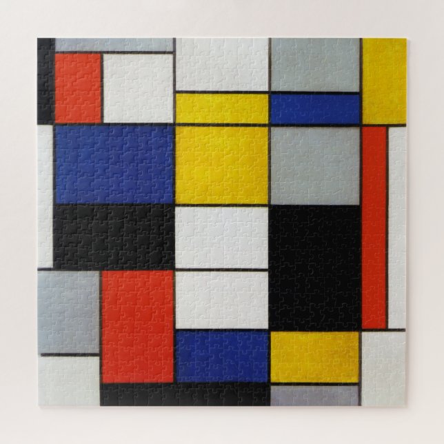 Puzzle Composición, Mondrian (Horizontal)