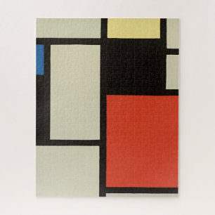 Puzzle Composición Mondrina Arte de pintura abstracta mod